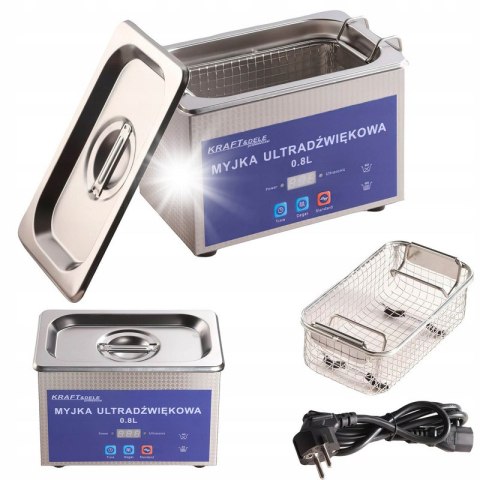 KraftDele KD504 Myjka ultradźwiękowa 0,8 L