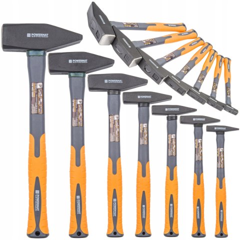 Młotek ślusarski zestaw młotków młotki fiberglass