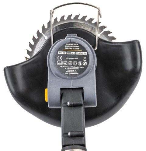 Podkaszarka akumulatorowa Powermat 1000 W 2x 4 Ah 15 cm 135 cm