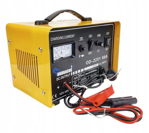 Prostownik Ondragon 40A 12/24V z funkcją rozruchu