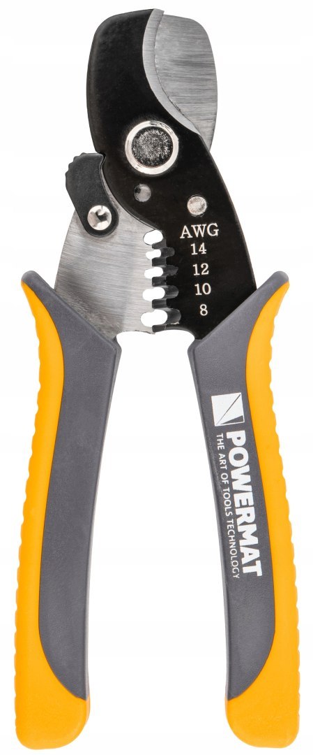 SZCZYPCE DO CIĘCIA I ŚCIĄGANIA IZOLACJI Z PRZEWODÓW 170 MM 8-14 AWG 8,4MM²