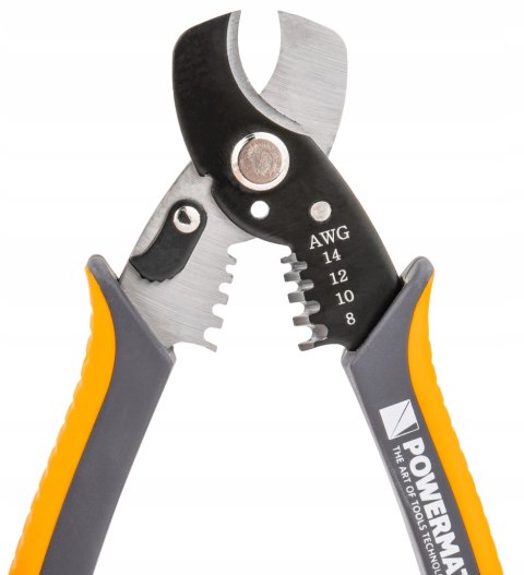 SZCZYPCE DO CIĘCIA I ŚCIĄGANIA IZOLACJI Z PRZEWODÓW 170 MM 8-14 AWG 8,4MM²