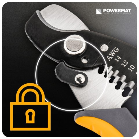 SZCZYPCE DO CIĘCIA I ŚCIĄGANIA IZOLACJI Z PRZEWODÓW 170 MM 8-14 AWG 8,4MM²