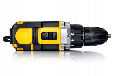 WIERTARKO WKRĘTARKA AKUMULATOROWA 36V ŻÓŁTA + 2 AKUMULATORY 5.0Ah W WALIZA