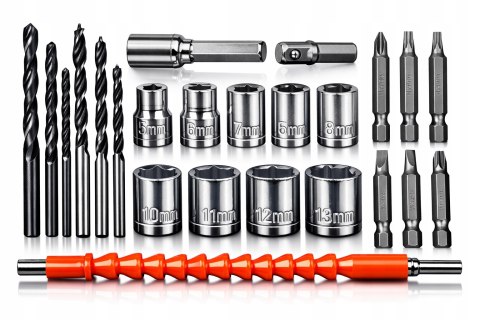 WIERTARKO WKRĘTARKA AKUMULATOROWA 36V ŻÓŁTA + 2 AKUMULATORY 5.0Ah W WALIZA