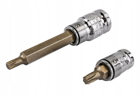 ZESTAW BITÓW UDAROWYCH CRV 40SZT HEX TORX SPLINE ADAPTER 1/2" 3/8" WALIZKA