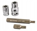 ZESTAW BITÓW UDAROWYCH CRV 40SZT HEX TORX SPLINE ADAPTER 1/2" 3/8" WALIZKA