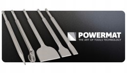 ZESTAW DŁUT SDS+ 5 SZT. PŁASKIE 250MM DŁUTO DO BETONU DŁUTA DO BRUZDOWANIA