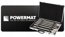 ZESTAW DŁUT SDS MAX 6 SZT. PŁASKIE DŁUTO DO BETONU PŁYTEK DŁUTA WALIZKA