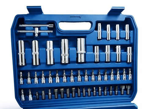 ZESTAW NARZĘDZIOWY KLUCZY NASADOWYCH KLUCZE NASADOWE TORX 108EL NASADKI