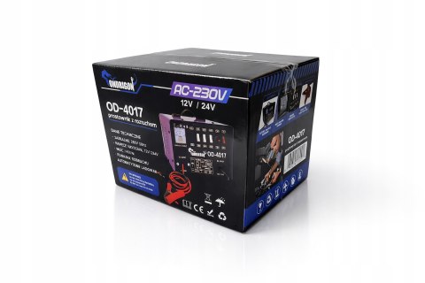 90A ROZRUCH 12/24V PROSTOWNIK SAMOCHODOWY Z ROZRUCHEM DO ŁADOWANIA MOCNY