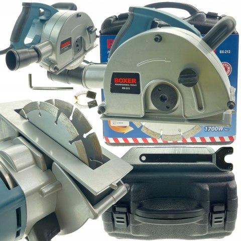 Bruzdownica do betonu walizka BOXER BX-212 1700W