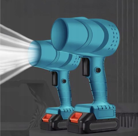 Dmuchawa akumulatorowa poręczna 400W 2 x AKU ręczna do liści kurzu śniegu