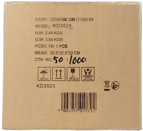 GENERATOR DYMU DO SPRAWDZENIA SZCZELNOŚĆ I UKŁADÓW 12V 20l/min 30ml