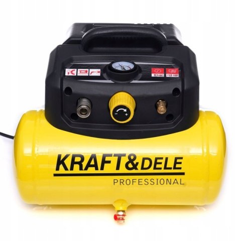 Kompresor bezolejowy Kraft&Dele KD1415 6 l 8 bar