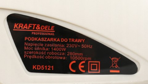 Kosa elektryczne Kraft&Dele 95 cm 2 kg 1400 W
