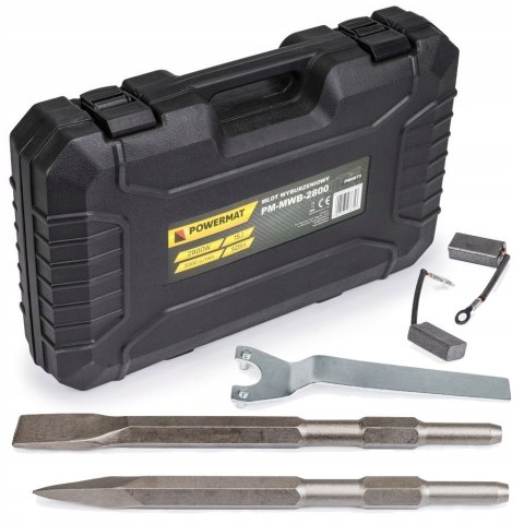 Młot wyburzeniowy Powermat PM-MWB-2800 15 J 2800 W