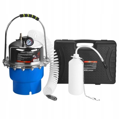 Przyrząd do odpowietrzania płynu hamulcowego Kraft&Dele 5 l pneumatyczny