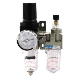 Reduktor ciśnienia z odwadniaczem i smarownicą 1/2