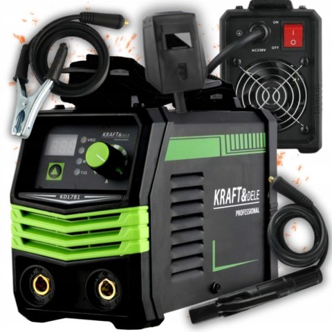 Spawarka inwertorowa Kraft&Dele 330A MMA TIG-Lift VRD 3,4 kg