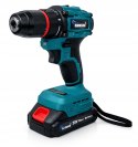 WIERTARKO WKRĘTARKA AKUMULATOROWA BEZSZCZOTKOWA UDAROWA 36V LED 2xAKU BITY