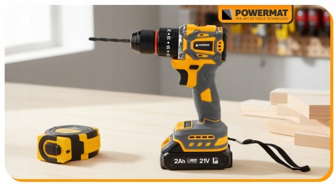 Wkrętarka Powermat zasilanie akumulatorowe 21 V PM1411