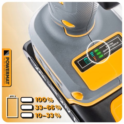 Wkrętarka Powermat zasilanie akumulatorowe 21 V PM1411