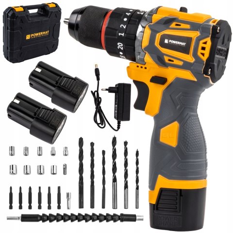 Wkrętarka Powermat zasilanie akumulatorowe 230 V PM1412