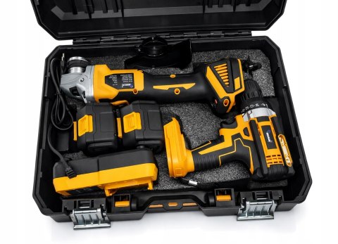 ZESTAW NARZĘDZI AKU 2X 36V 2w1 WKRĘTARKA + SZLIFIERKA AKUMULATOROWA MOCNA