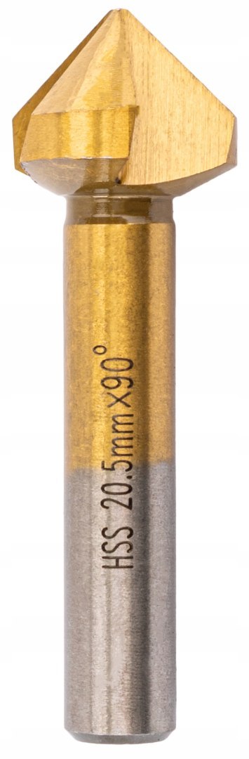 ZESTAW POGŁĘBIACZY STOŻKOWYCH HSS 90° 6SZT DO FAZOWANIA I POGŁĘBIANIA FREZ