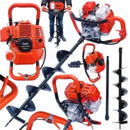 1 WIERTŁO ŚWIDER SPALINOWY WIERTNICA GLEBOWA 5,2km WIERTŁO FI 15cm + P 60CM