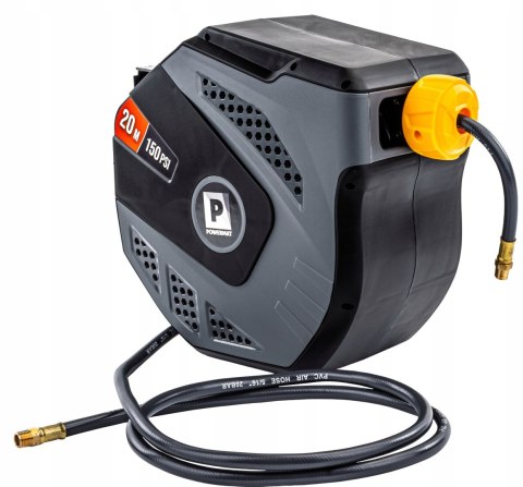 AUTOMATYCZNY ZWIJACZ BĘBEN WĄŻ 20M PNEUMATYCZNY CIŚNIENIOWY 10 BAR UCHWYT