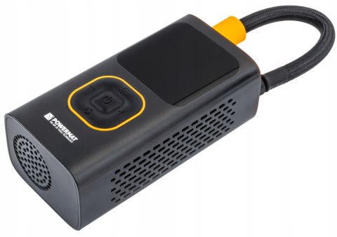 KOMPRESOR SAMOCHODOWY AKUMULATOROWY POMPKA 10 BAR DO OPON AUTA ROWERU PIŁEK