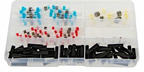 KOSZULKI RURKI TERMOKURCZLIWE Z CYNĄ 100 SZTUK KD10490