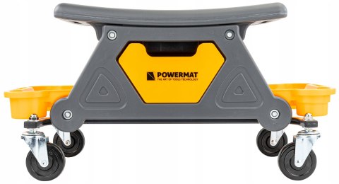 KRZESŁO WARSZTATOWE STOŁEK TABORET NA KÓŁKACH 3 SCHOWKI 200 KG SIEDZISKO