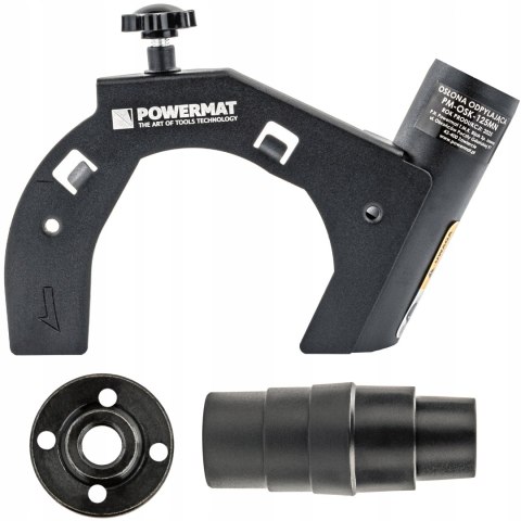 OSŁONA PRZYSTAWKA PRZECIWPYŁOWA ODSYSAJĄCA DO SZLIFIERKI KĄTOWEJ 115-125 MM