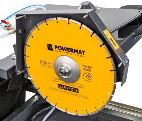 PRZECINARKA STOŁOWA DO BETONU I KAMIENIA 3000W Z TARCZĄ DIAMENTOWĄ 350 MM