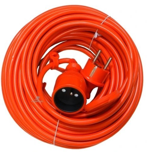 Przedłużacz 20 m 1 szt. gniazd biały