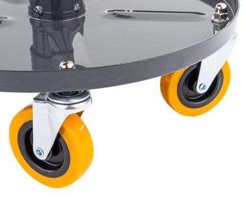 SIEDZISKO WARSZTATOWE TELESKOPOWE 400-520MM OBROTOWY TABORET STOŁEK KÓŁKA