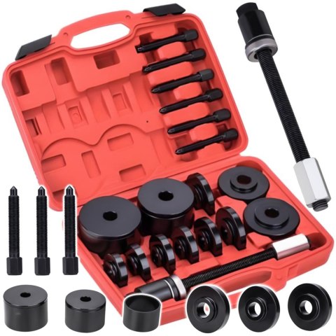 Ściągacz do łożysk i piast Kraft&Dele zestaw 19 elementów w walizce