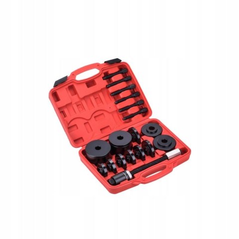 Ściągacz do łożysk i piast Kraft&Dele zestaw 19 elementów w walizce