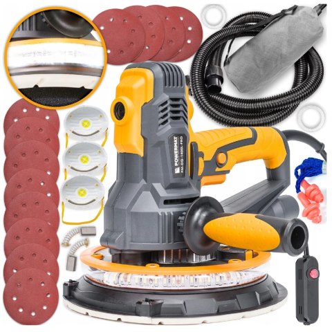 Szlifierka do gipsu sieciowe Powermat 1400 W 230 V