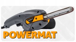 Szlifierka taśmowa palcowa sieciowe Powermat 400 W 230 V