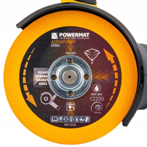 TARCZA DIAMENTOWA UNIWERSALNA DO SZKŁA GRESU CERAMIKI PŁYTEK SPIEKU 125 MM