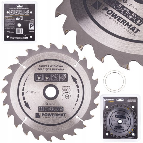 Tarcza Powermat Extreme 185X20X24Z PM0882