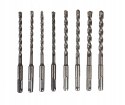 WIERTŁA DO BETONU SDS PLUS ZESTAW WIERTEŁ 8 SZT