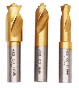 WIERTŁA DO ZGRZEWÓW PUNKTOWYCH SPAWÓW 6.5 8 10 MM