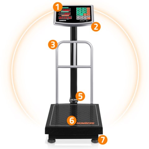 Waga Platformowa HUMBERG 150 kg x 50 g