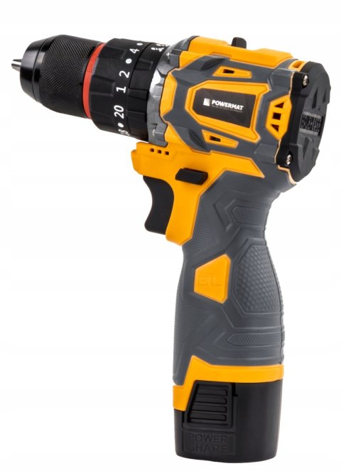 Wkrętarka Powermat zasilanie akumulatorowe 230 V PM1412