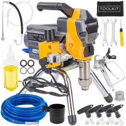 Agregat malarski Powermat tłokowy 1300W 230 bar wąż 15 m